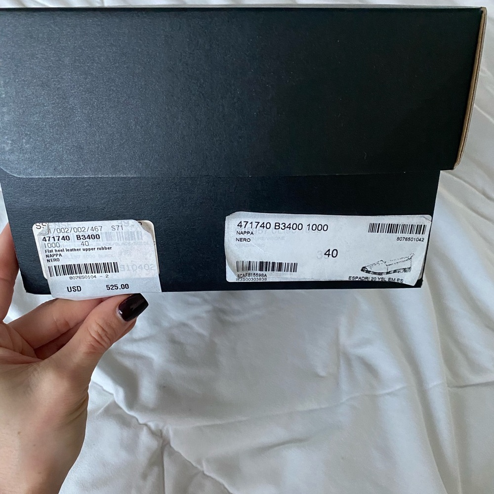 Saint Laurent leather espadrilles. Size 40 - Picture 5 of 7